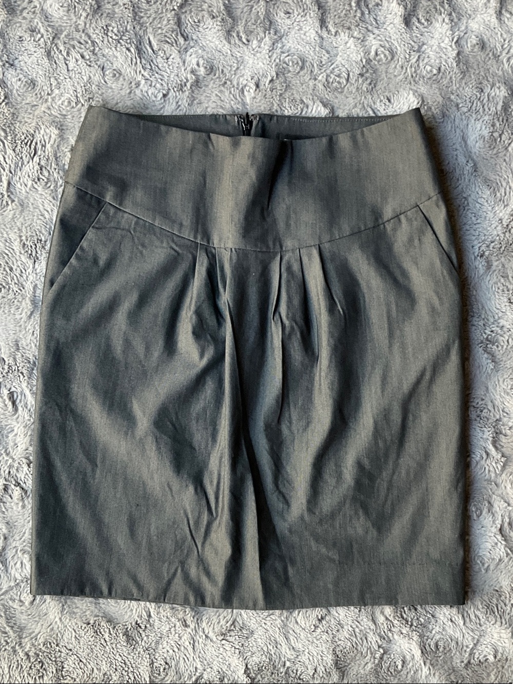 Express Gray Mini Skirt